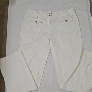 D&G Dolce Gabbana White Denim Pants size 48